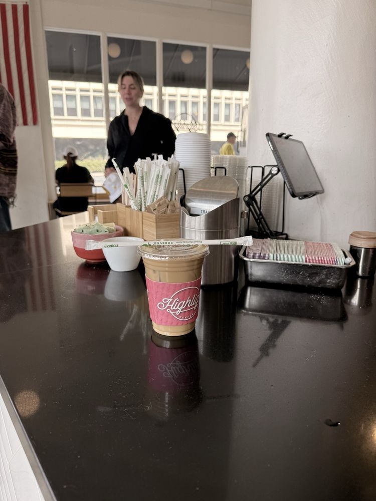 A drip coffee